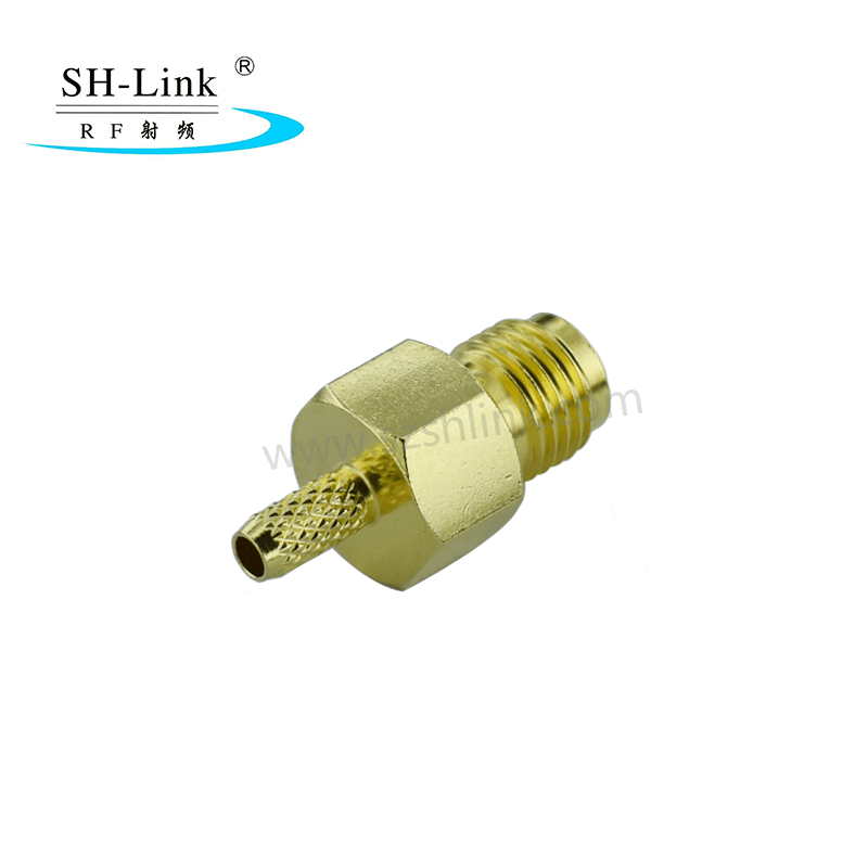 RF SMA coaxial female connector for RG316 RG174 cable